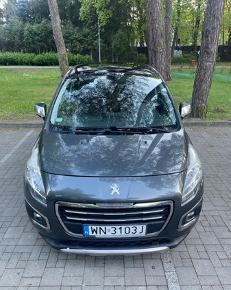 Peugeot 3008 cena 46825 przebieg: 104552, rok produkcji 2014 z Warszawa małe 46